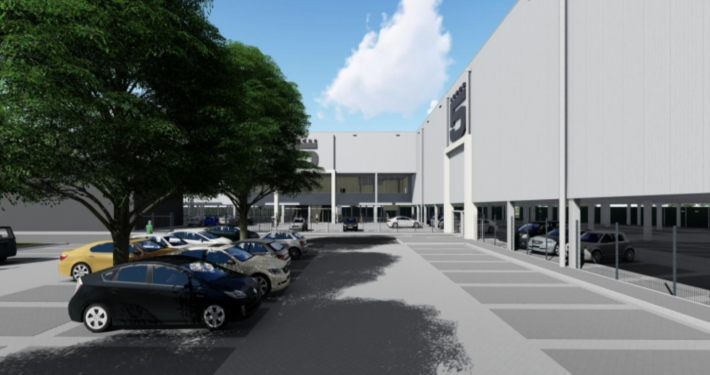 Dak- en wandbeplating bij LOODS 5 te Duiven