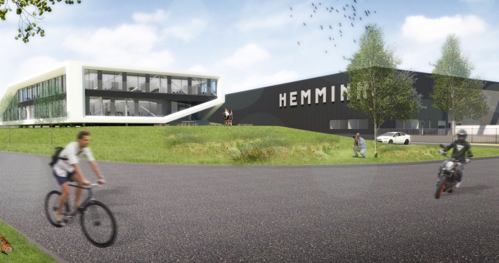 Dak- en wandbeplating bij Hemmink te Zwolle Dak- en wandbeplating bij Hemmink te Zwolle