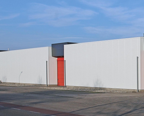 Dak- en wandbeplating bij Bongers te Woerden