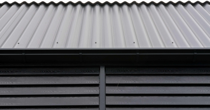 Dak- en wandbeplating bij Fam. Verweij te Lopik