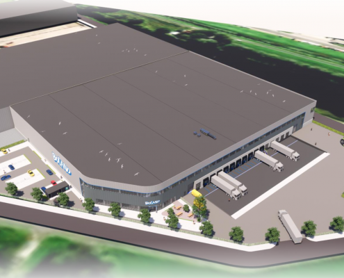 Dak- en wandbeplating bij WDP Boland te Bleiswijk