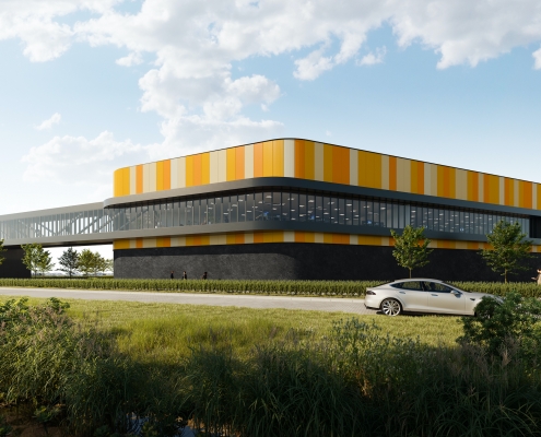 Dak- en wandbeplating bij distributiecentrum Jumbo te Bleiswijk Dak- en wandbeplating bij distributiecentrum Jumbo te Bleiswijk