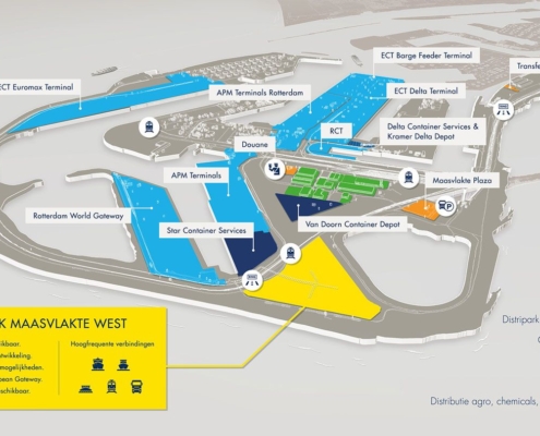 Dak- en gevelbeplating bij DC Dudok te Maasvlakte-West