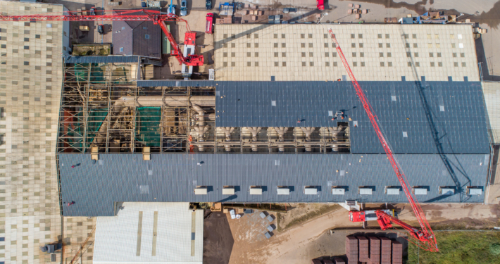 Dakrenovatie bij Steenfabriek Pannerden