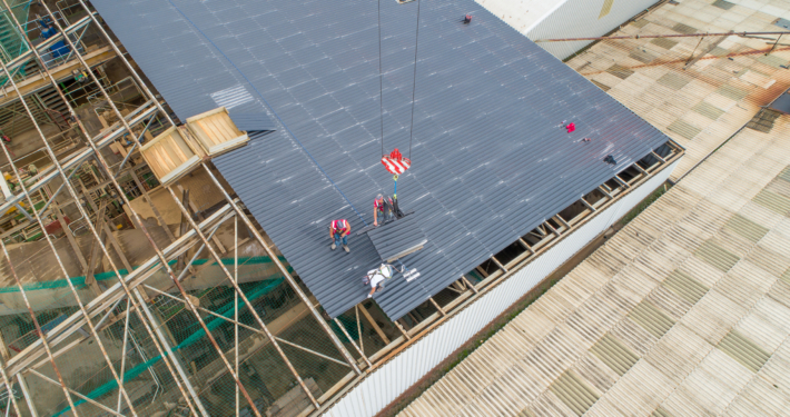 Dakrenovatie bij Steenfabriek Pannerden