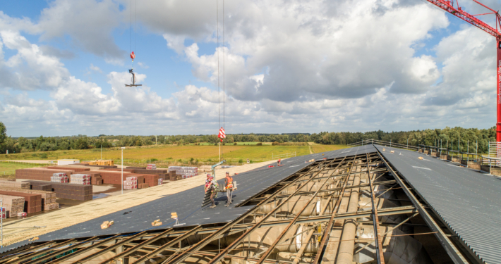Dakrenovatie bij Steenfabriek Pannerden