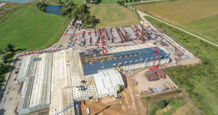 Dakrenovatie bij Steenfabriek Pannerden