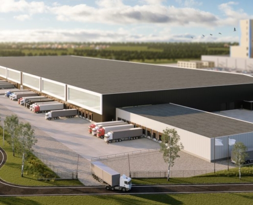 Nieuwbouw DC Laarakker Cuijck voor Systabo Hardeman | van Harten Nieuwbouw DC Laarakker Cuijck voor Systabo Hardeman | van Harten