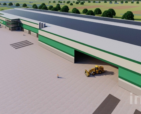 Dak- en wandbeplating bij InSus te Duiven Dak- en wandbeplating bij InSus te Duiven