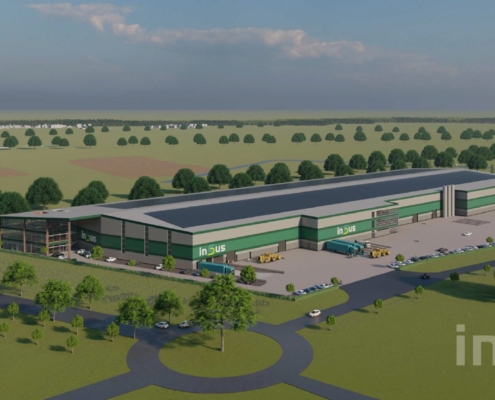 Dak- en wandbeplating bij InSus te Duiven Dak- en wandbeplating bij InSus te Duiven