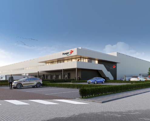 Dak- en gevelbeplating bij Ploeger Logistics Harderwijk