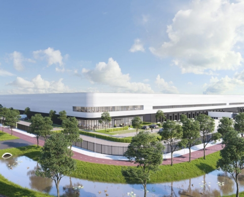 Dak- en gevelbeplating bij project XPO Somerset te Hoofddorp