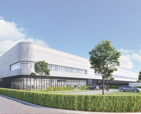 Dak- en gevelbeplating bij project XPO Somerset te Hoofddorp