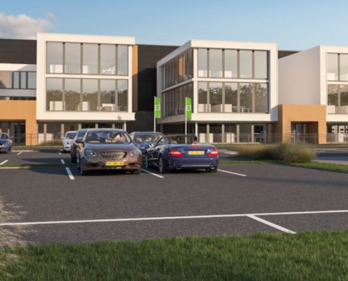 T37C | Dak- en gevelbeplating bij Logistics Centre te Oosterhout