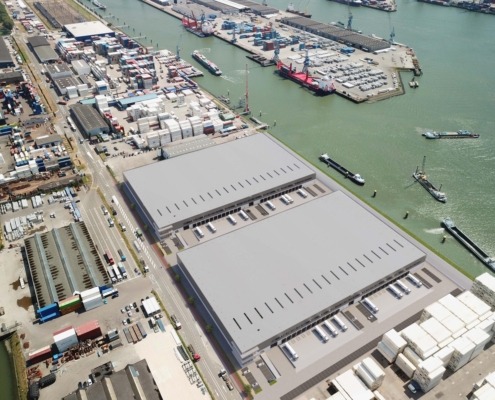 Nieuwbouw Smartlog 6 DC1 en DC2 te Rotterdam