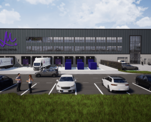Nieuwbouw bedrijfspand Marginpar te Aalsmeer aangenomen Nieuwbouw bedrijfspand Marginpar te Aalsmeer aangenomen