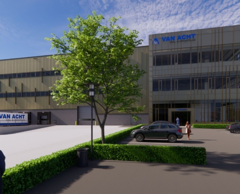 Nieuwbouw Van Acht te Veghel aangenomen.