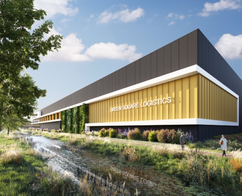 Impressie Green Square Logistics Aalsmeer