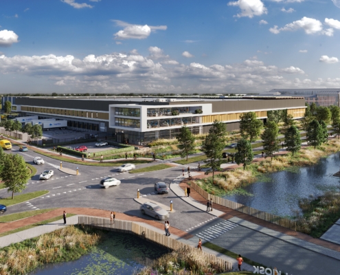 Impressie Green Square Logistics Aalsmeer