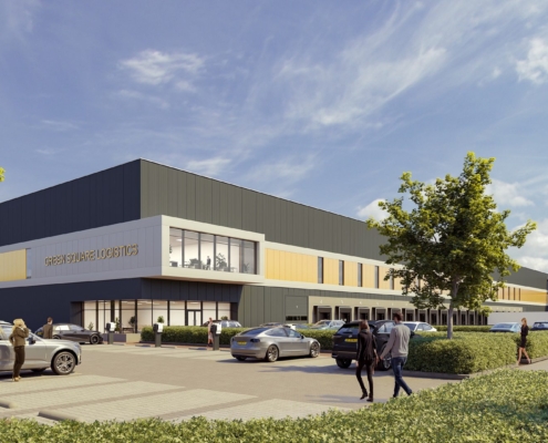 Impressie Green Square Logistics Aalsmeer