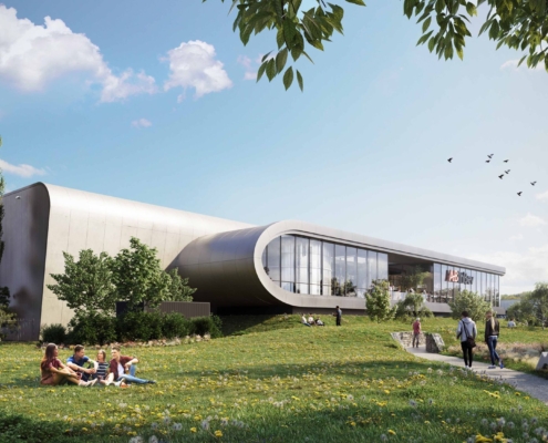 Nieuwbouw AB Inbev te Amsterdam