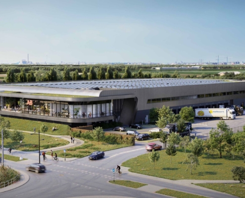 Nieuwbouw AB Inbev te Amsterdam