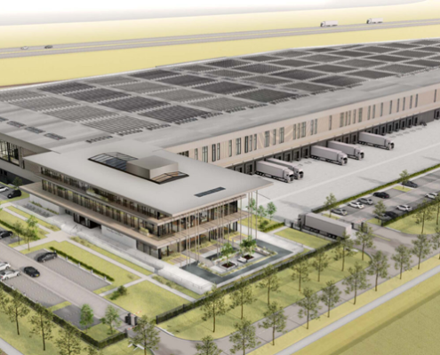 Nieuwbouw distributiecentrum Hunkemöller te Almere