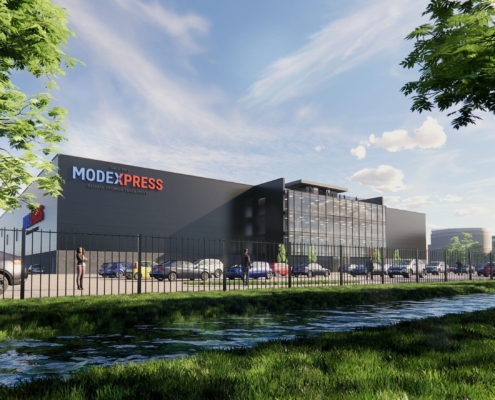 Nieuwbouw Modexpress te Helmond
