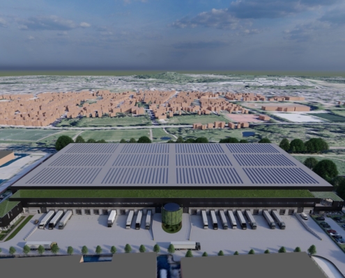 Nieuwbouw distributiecentrum te Kerkrade