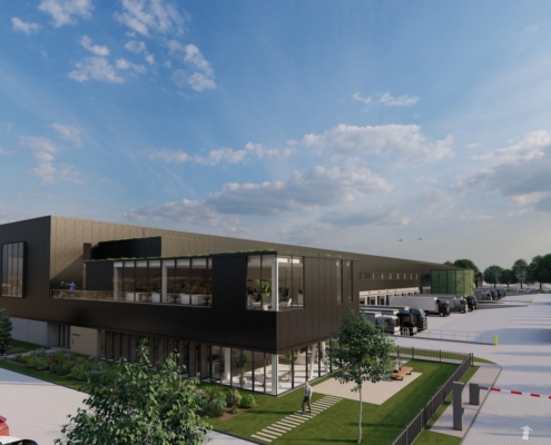 Nieuwbouw distributiecentrum te Kerkrade Nieuwbouw distributiecentrum te Kerkrade