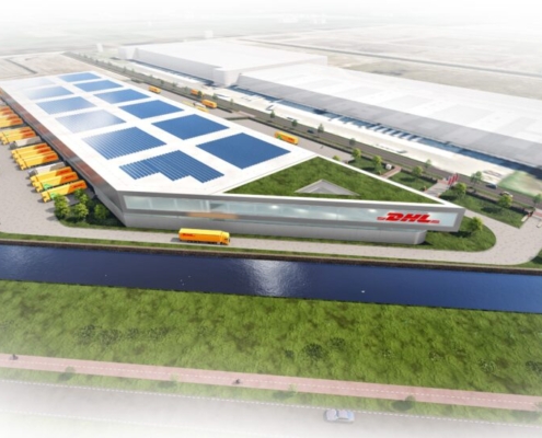 Nieuwbouw DHL te Zwolle