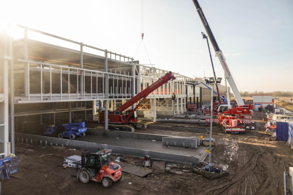 Nieuwbouw Citydocks te Amsterdam
